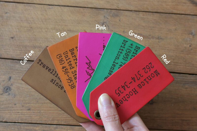 Luggage Tags Color Reference 2000
