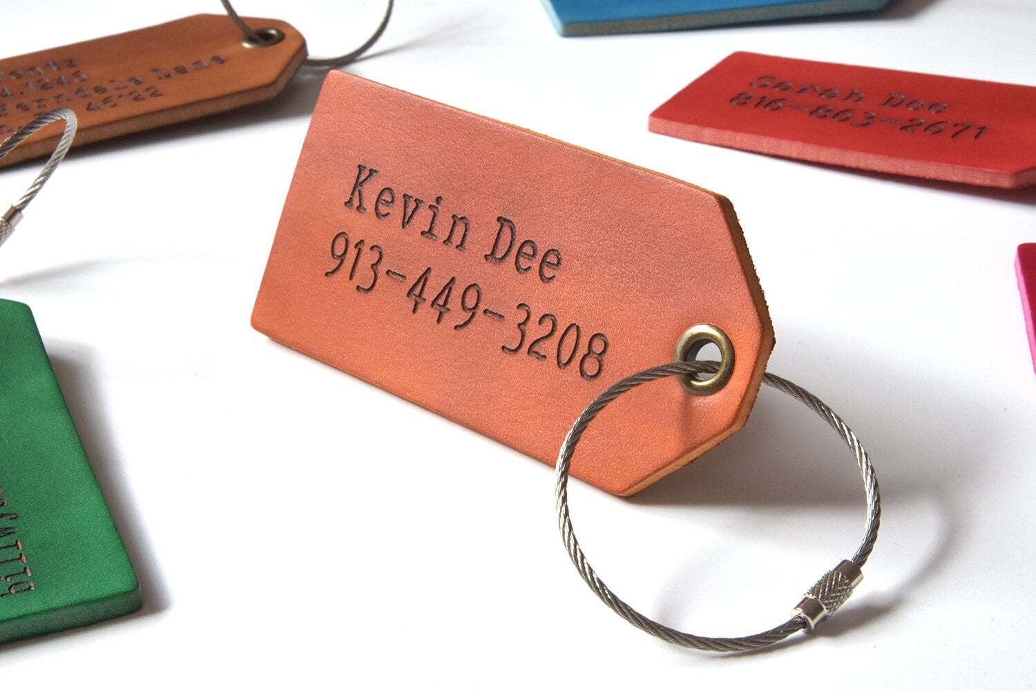 leather luggage tag-1