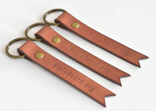 Personalized leather bookmark TA 048-1